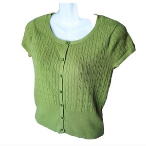 Merona Cable Knit Short Sleeved Cardigan